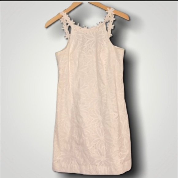 Lilly Pulitzer Dresses & Skirts - Lilly Pulitzer Annabelle Shift Dress White Eyelet Size 2